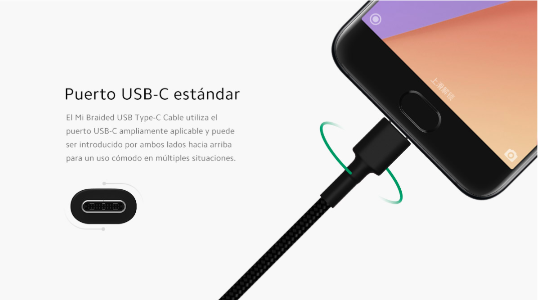 cable trenzado xiaomi